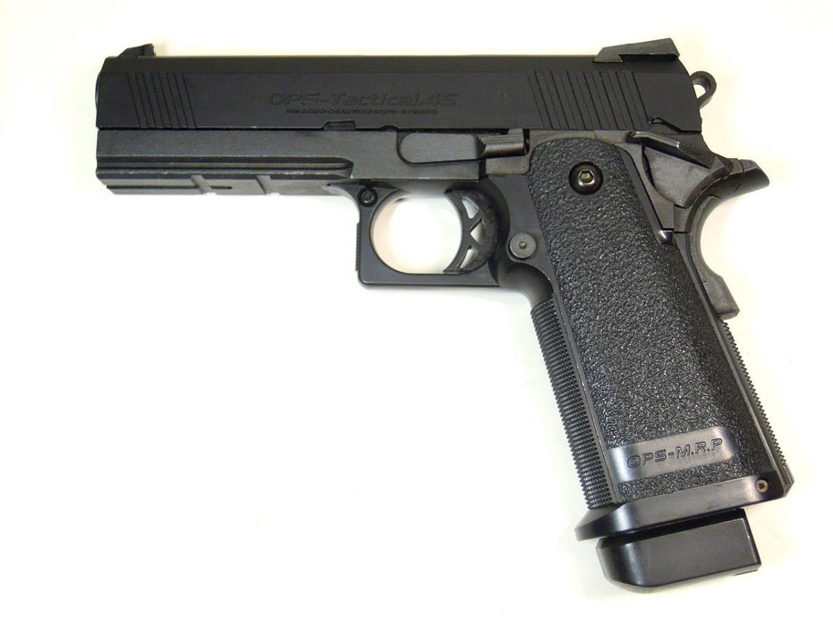 〓6)MARUI/東京マルイ ガスガン ハイキャパ4.3 タクティカルカスタム 現状 ガバメント OPS-Tactical.45 エアガン トイガンε