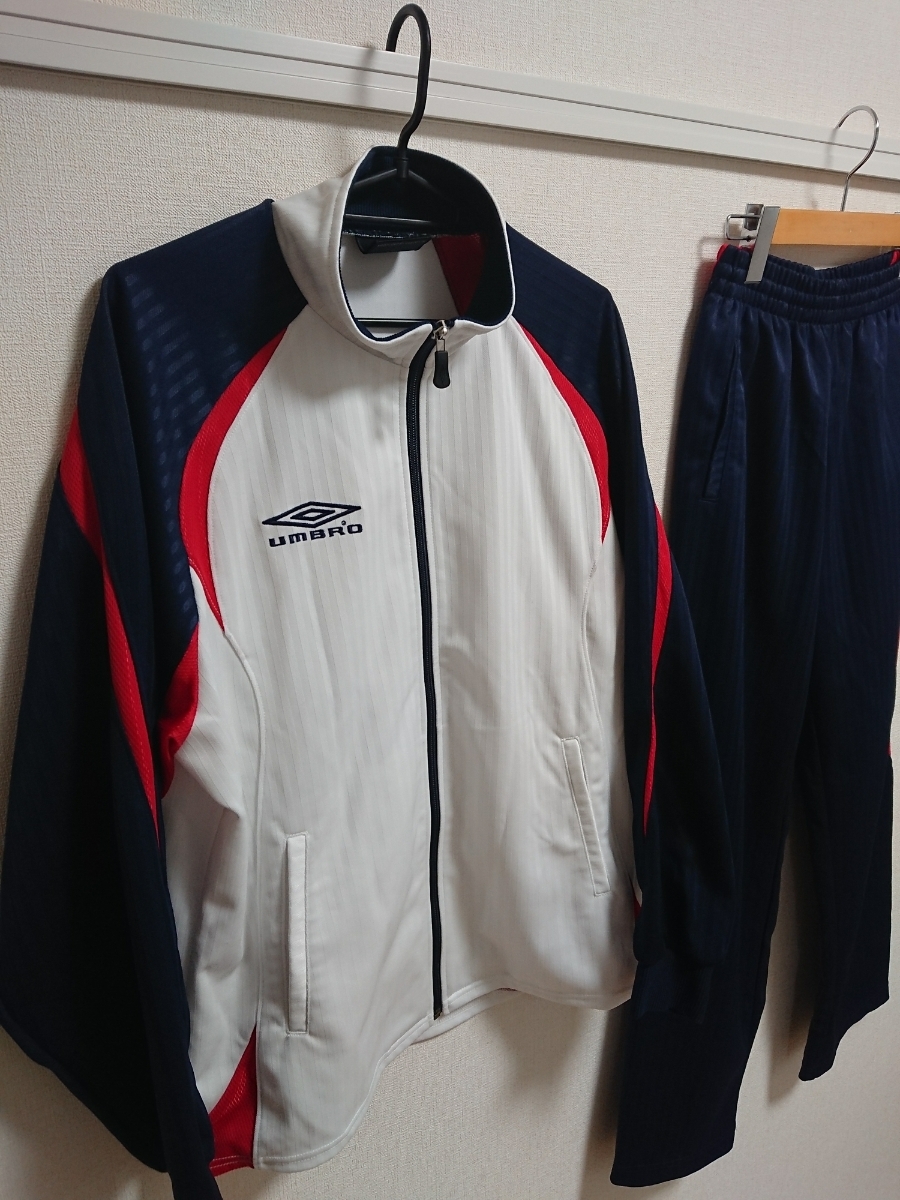 アンブロ ジャージ | 女の子 トレーニングウェア PACKはじめてジャージジャケット 【美品 即決】UMBRO ジャージ 上下セット 160 アンブロ サッカー フットサル トレーニングウェア 