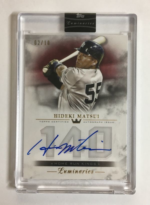 品質保証，人気 10枚限定 松井秀喜直書きサイン 2018 Topps Luminaries Homerun Kings Red Auto(Topps)｜売買されたオークション情報、yahooの商品情報をアーカイブ公開 - オークファン シングルカード