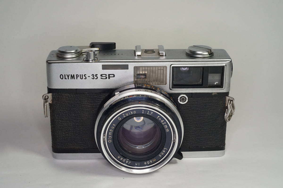 名機OLYMPUS 35 SP ジャンク♪ SP フィルムカメラ OLYMPUS シルバー F1