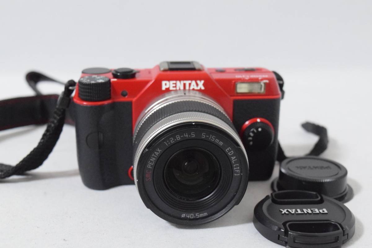 pentax ペンタックス　Q10　カメラ レッド