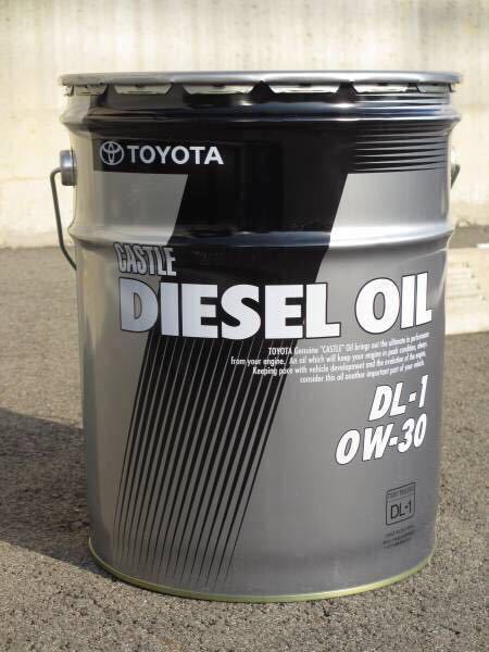 トヨタ純正 新規格ディーゼルオイル DL-1 0W-30 20L 200系
