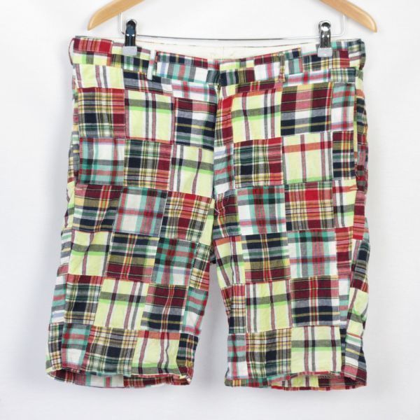 クーポン発行 DUBBLE WORKS パッチワーク ハーフパンツ size34/ダブルワークス ウエアハウス　0205