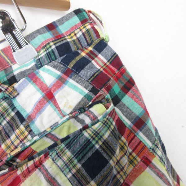 クーポン発行 DUBBLE WORKS パッチワーク ハーフパンツ size34/ダブルワークス ウエアハウス　0205