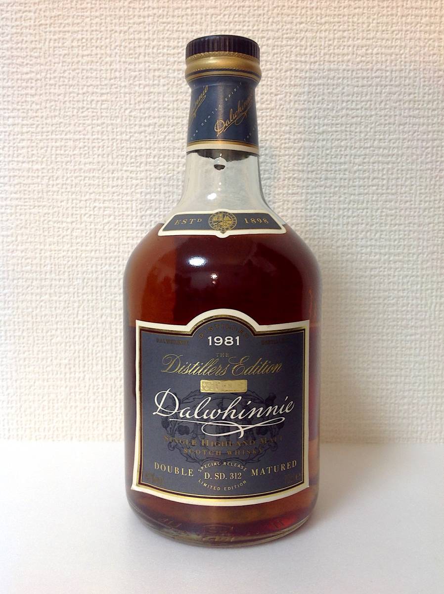 Dalwhinnie ダルウィニー ダブルマチュアード 1981 700ml 43度 未開封品