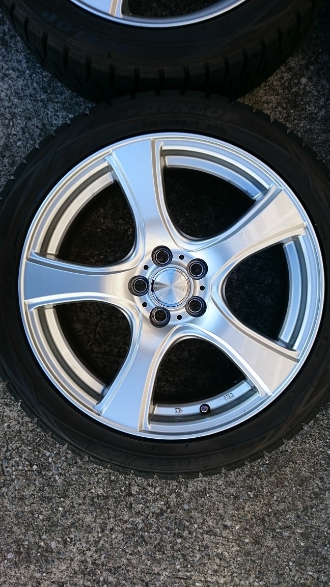 【1円スタート最落無し売り切り！！】スタッドレスホイールセット４本バリ山美品です♪【215/45R17】_8