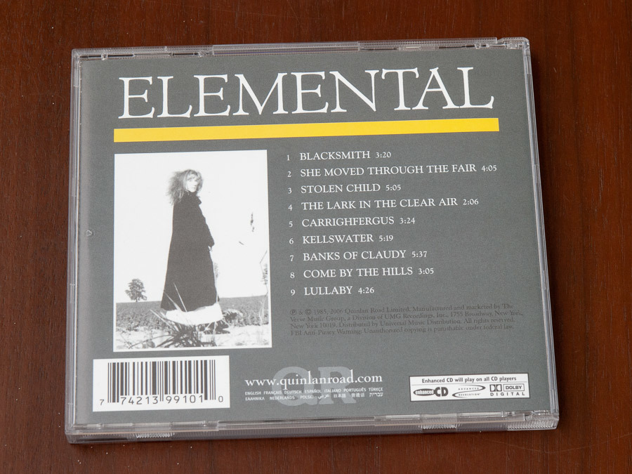 ● LOREENA McKENNITT: Elemental [US盤]*Rmst ロリーナ・マッケニット_2