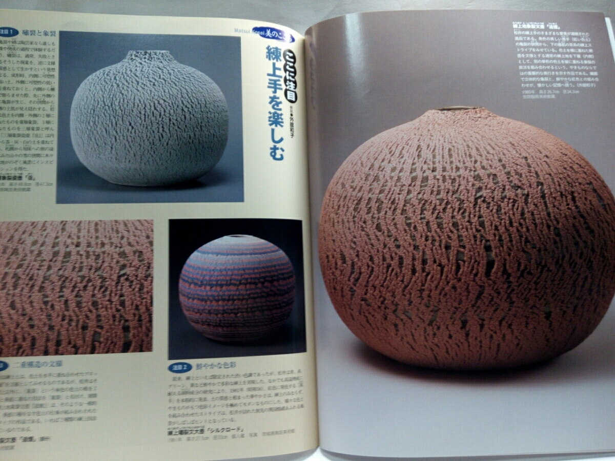 絶版◇◇週刊人間国宝68工芸技術 陶芸 鉄絵 田村耕一 練上手 松井康成