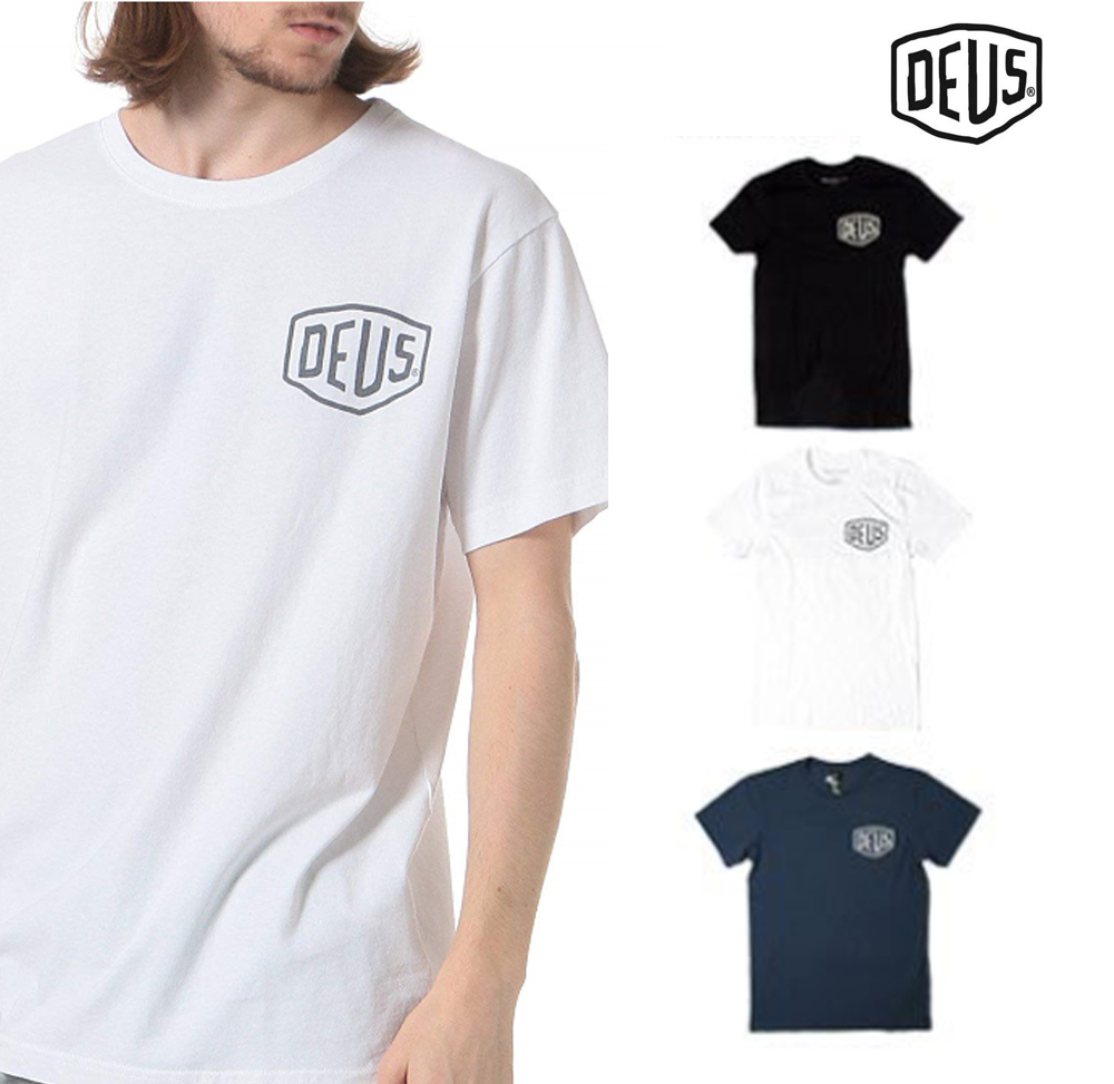 新品タグ付き 正規品 送料無料 Deus デウスエクスマキナ Tシャツ メンズ DMW41808C ブラック　Ｌサイズ
