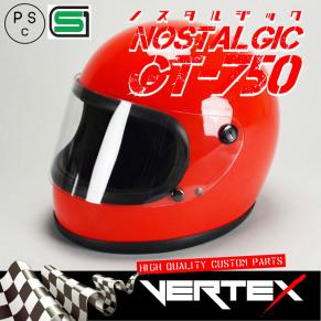 GT750 ヘルメット 族ヘル レッド ノスタルジック GT-750 フルフェイス 今だけ！！送料無料！！_1