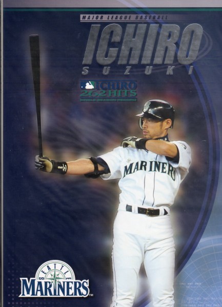シアトルマリナーズ　イチロー　ユニフォーム　262安打　記念　ICHIRO 262安打!!! すでに神の領域…無敵状態 この感覚がなければ、絶対に辿り