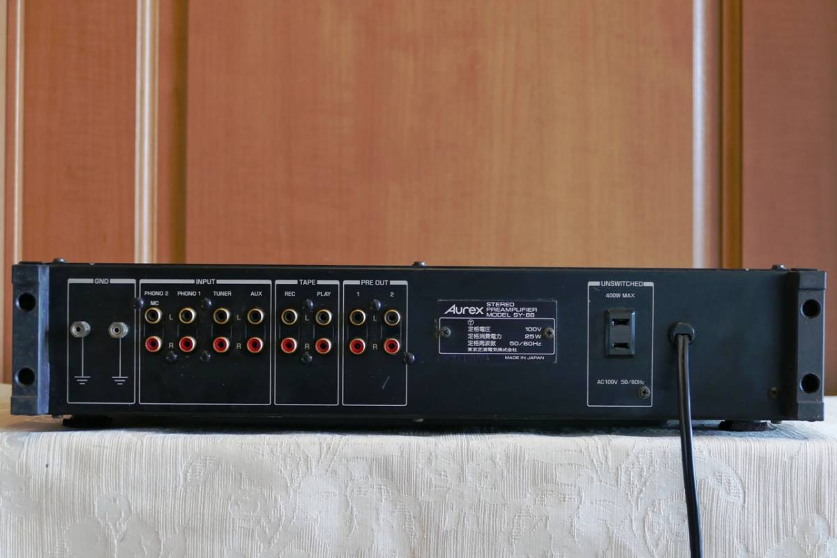 ☆ Aurex オーレックス SY-88 プリアンプ ☆AurexオーレックスSY-88