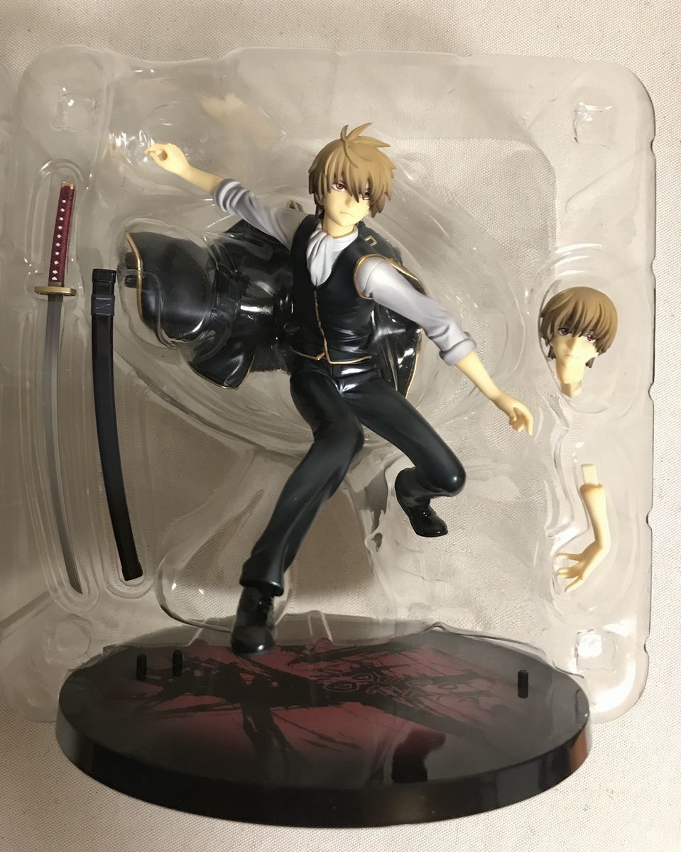 銀魂*沖田総悟ver.動乱□メガハウスG.E.M.□開封済*中古フィギュア