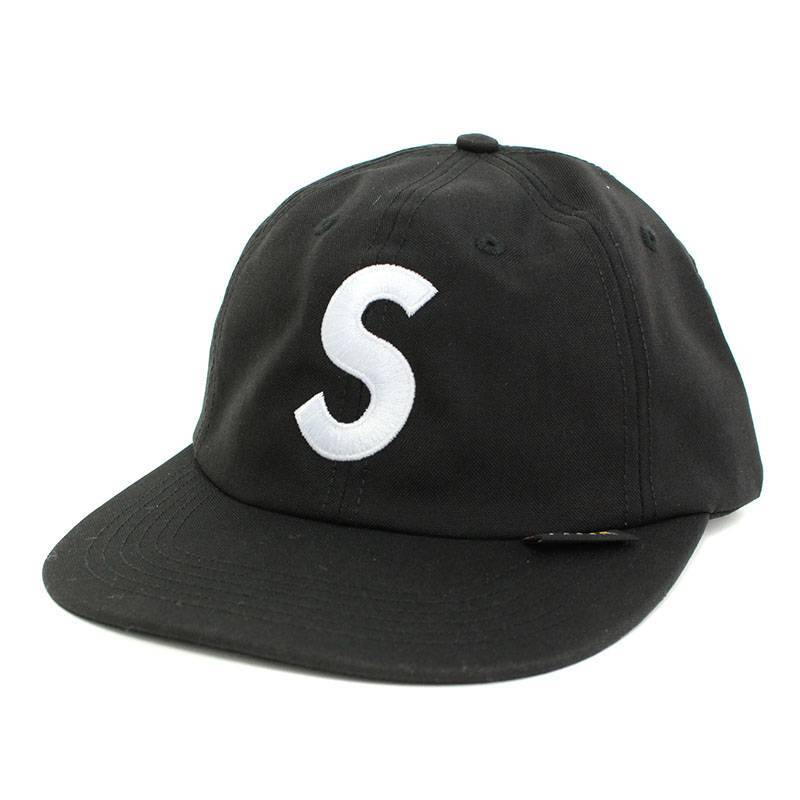 人気セール，爆買い シュプリーム SUPREME 18AW Cordura S Logo 6-Panel コーデュラSロゴキャップ ブラック 05(帽子)｜売買されたオークション情報、yahooの商品情報をアーカイブ公開 - オークファン 服飾小物