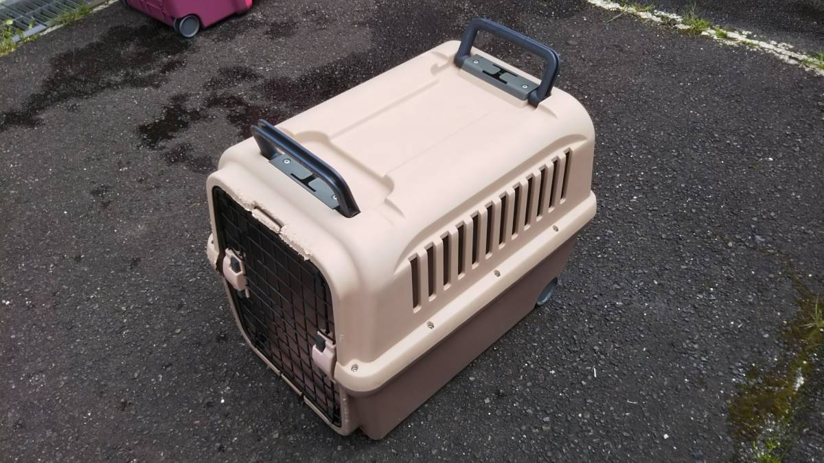 リッチェル キャンピングキャリー Lサイズ 中型犬 ダークブラウン _1