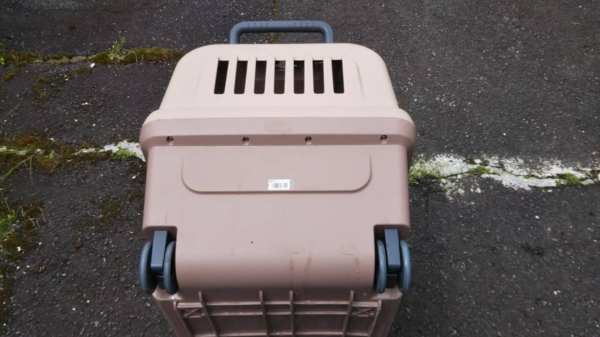 リッチェル キャンピングキャリー Lサイズ 中型犬 ダークブラウン _5