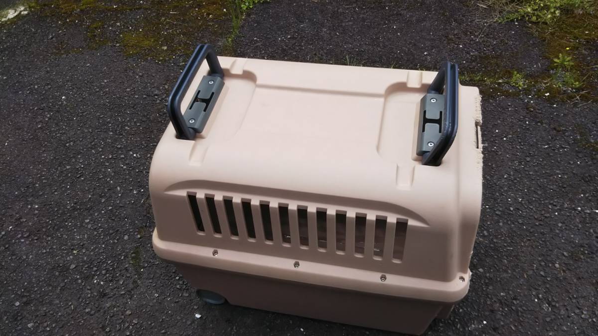 リッチェル キャンピングキャリー Lサイズ 中型犬 ダークブラウン _9