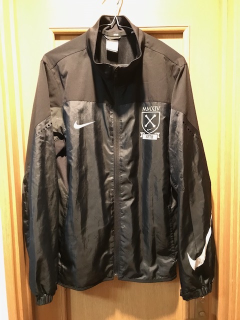 NFTB ナイロン ジャケット M 黒 モノグラム NIKE メンズ レイン FC 
