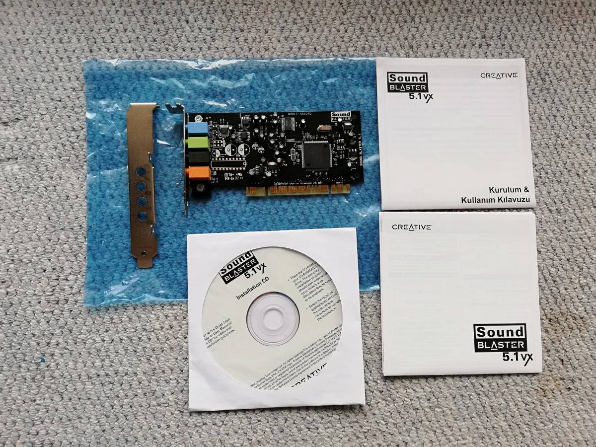 Sound Blaster 5.1vx CREATIVE ジャンク扱い_1