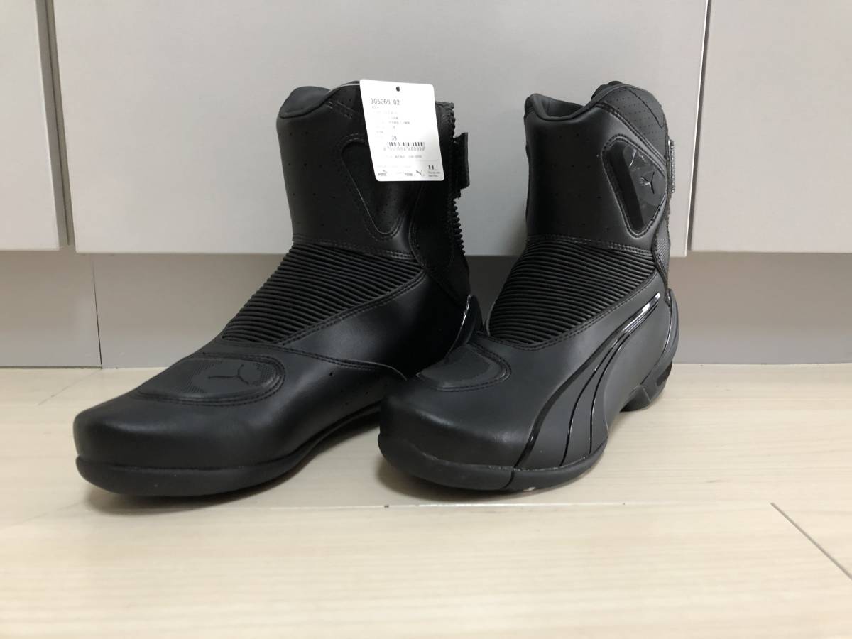 黒44 27cm 】 斜めカット 特攻ブーツ 特攻服 靴 旧車會 ライダーブーツ