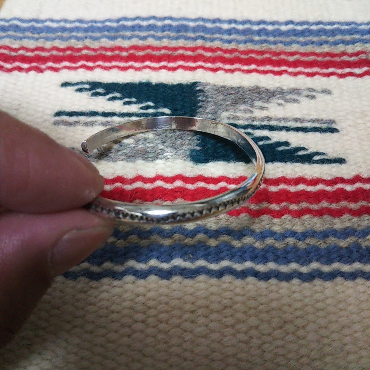 インディアンジュエリー ナバホ族 TAHE sterling silver スタンプ 