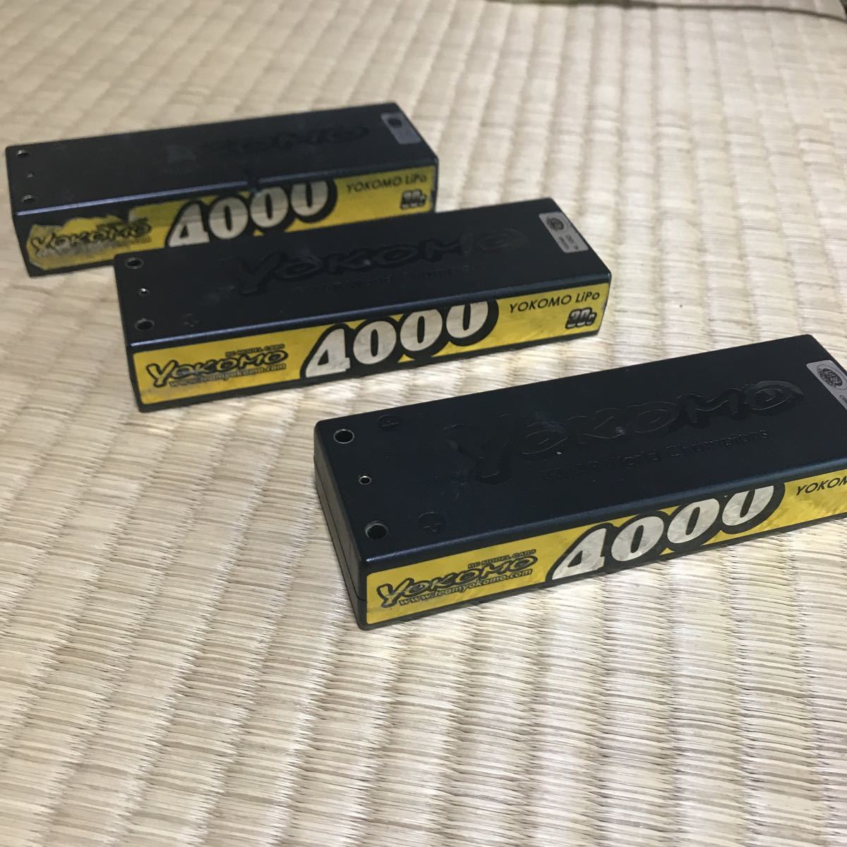 YOKOMO ヨコモ LiPo バッテリー 4000mAh ３本セット_1