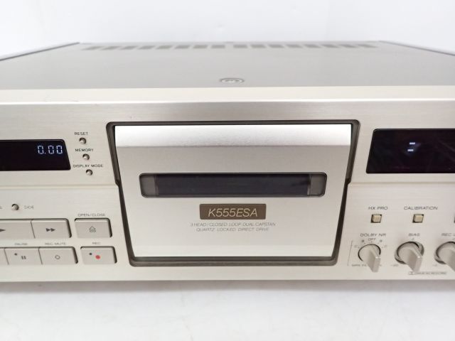 SONY ソニー カセットデッキ TC-K555ESA リモコン付き ∈ 5714B-3
