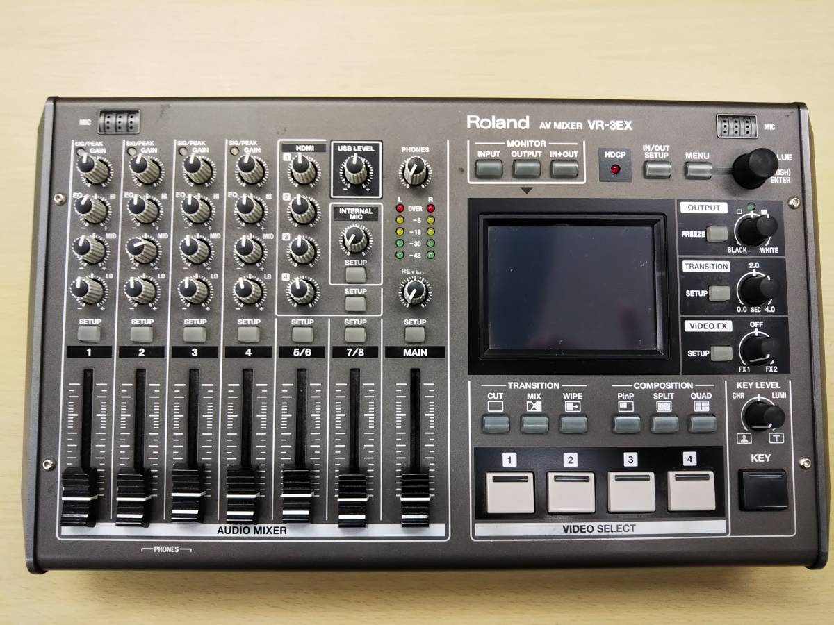 Roland ローランド AVミキサー VR-3EX 現状可動本体と電源になります取