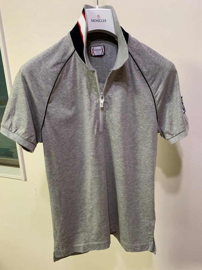 モンクレールガムブルー ポロシャツ MONCLER MAGLIA PORO サイズS