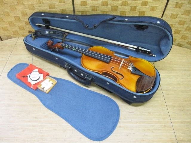 J.J.ドボルザーク チェコ製 バイオリン 1⁄2 弓 ケース 本体美品 - の