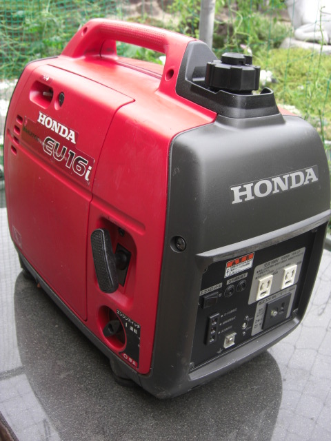 ホンダ EU16i 美品 送1500 - HONDA EU16i 発電機 1.6kVA メーカー