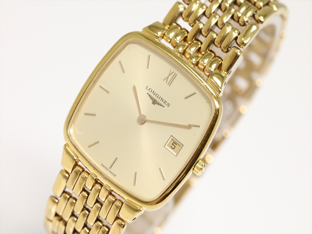 稼働 美品【LONGINES/ロンジン】フラッグシップ L5.633.2 デイト付き