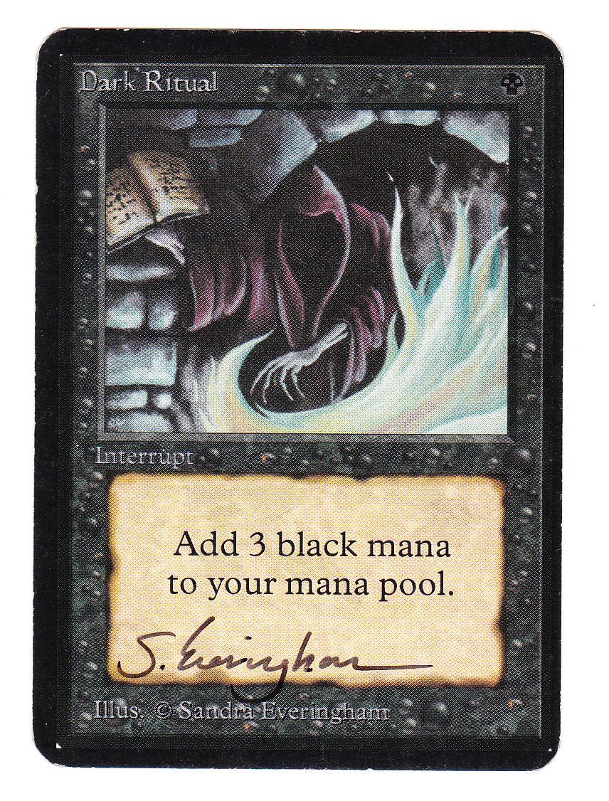 ⁄ 暗黒の儀式⁄Dark LEA 参考価格MTG Ritual (英) カード 相場 アルファ 1