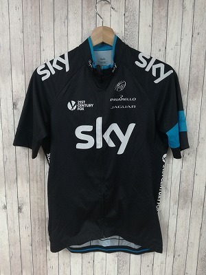 ラファ RAPHA TEAM SKY MEN'S REPLICA JERSEY 半袖 サイクルジャージ M 黒