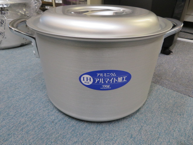 限定SALE，人気SALE 14-36207 遠藤商事 TKG IHアルミ 半寸胴鍋 目盛付 30cm 蓋付蓋付 寸胴鍋 業務用 店舗用品 厨房用品 鍋 蓋付 調理器具 キッチン(寸胴鍋)｜売買されたオークション情報、yahooの商品情報をアーカイブ 寸胴鍋