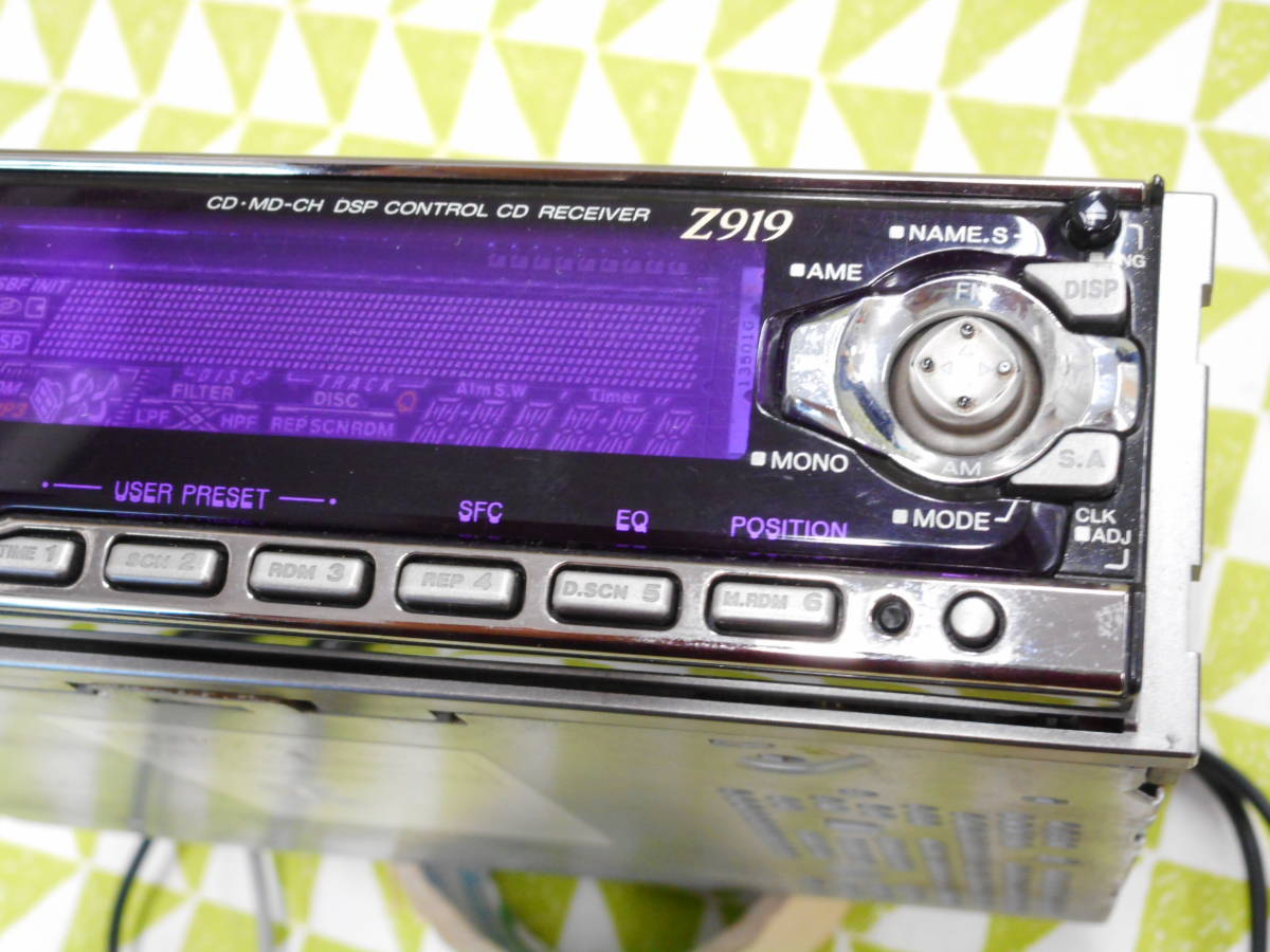 G-280☆ケンウッド Z919☆CDデッキ FM/AMラジオ 1DIN KENWOOD Z919☆CD