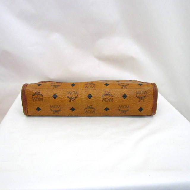 中古 MCM エムシーエム セカンドバッグ クラッチバッグ ロゴグラム キャメル ブラウン 総柄 レディース メンズ 鞄 RYB2761 セカンドバッグ クラッチバッグ エムシーエム MCM(エムシーエム) MCMクラッチバック MXZ8SVI17