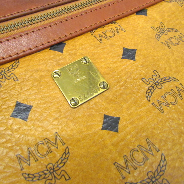 中古 MCM エムシーエム セカンドバッグ クラッチバッグ ロゴグラム キャメル ブラウン 総柄 レディース メンズ 鞄 RYB2761 セカンドバッグ クラッチバッグ エムシーエム MCM(エムシーエム) MCMクラッチバック MXZ8SVI17