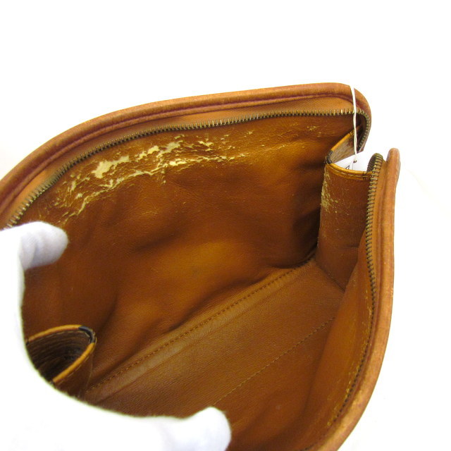 中古 MCM エムシーエム セカンドバッグ クラッチバッグ ロゴグラム キャメル ブラウン 総柄 レディース メンズ 鞄 RYB2761 セカンドバッグ クラッチバッグ エムシーエム MCM(エムシーエム) MCMクラッチバック MXZ8SVI17