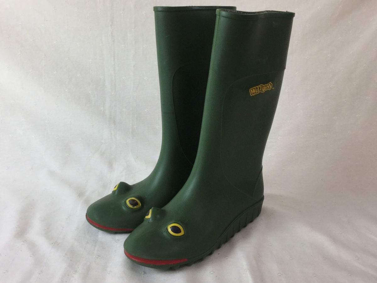 ウェリペッツ wellipets カエル レインブーツ 22cm Welliepets カエル 