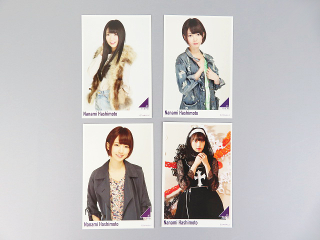 橋本奈々未 乃木坂46 メモリアルポストカード 卒業記念グッズ 中古 