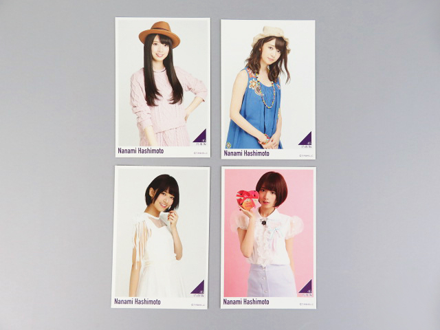 橋本奈々未 乃木坂46 メモリアルポストカード 卒業記念グッズ 中古 