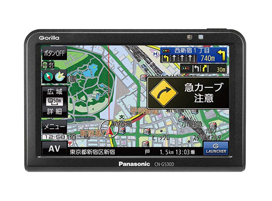 Gorilla SSDポータブルカーナビゲーション パナソニック | Panasonic