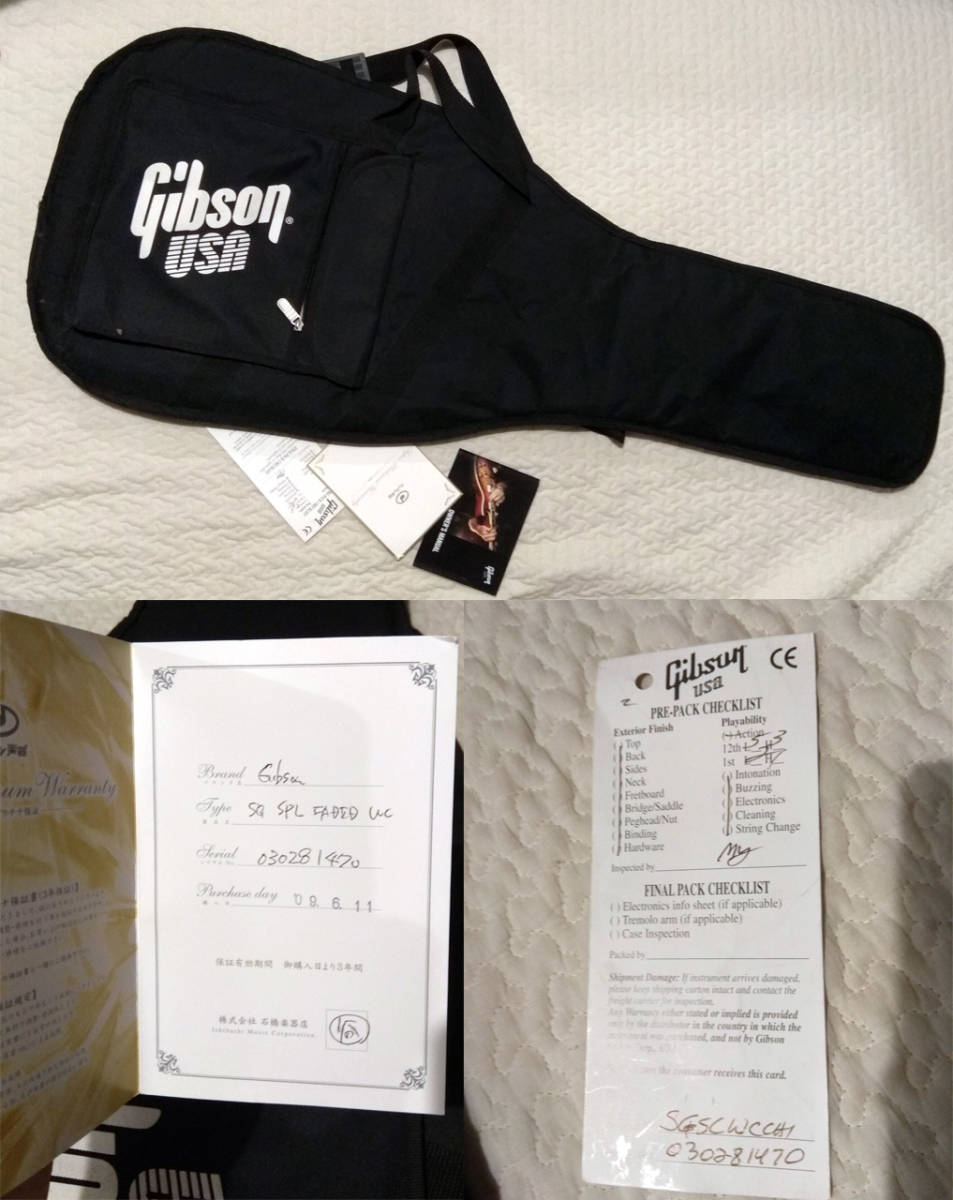 【試奏動画あり】Gibson USA SG Special Faded WC【送料込】_10