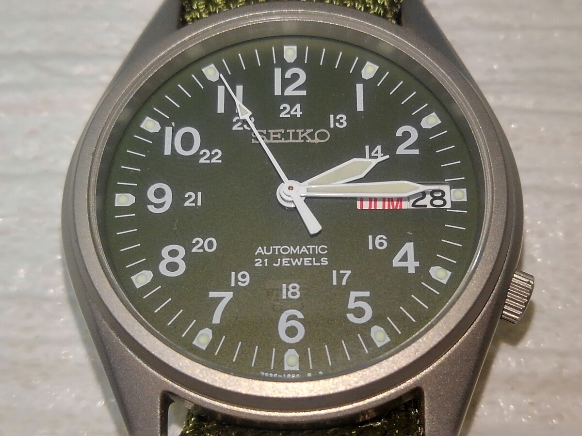 SEIKO 希少 【デッドストック】セイコー ミリタリー 7S26ー3060 自動 