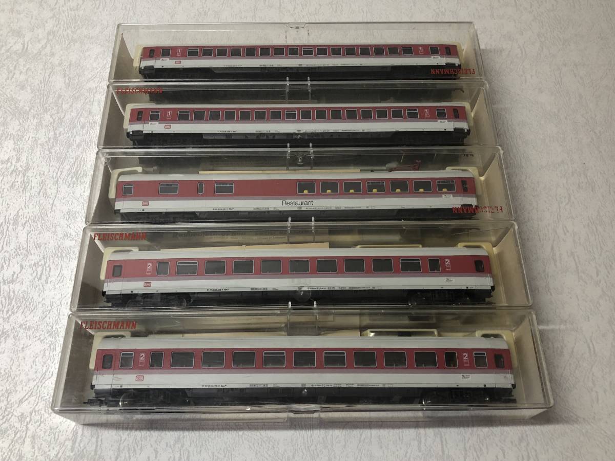 鉄道模型 HOゲージ FLAISCHMANN 5182他 DB InterCity客車 5両 ドイツ