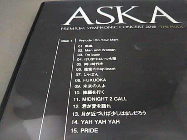 アスカ ASKA DVD PREMIUM SYMPHONIC CONCERT 2018 -THE PRIDE- DVD