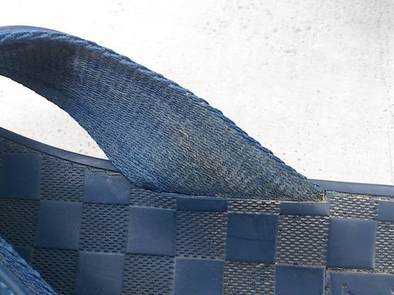 ◇ LOUIS VUITTON ルイ ヴィトン ロゴ ビーチ サンダル 8 ネイビー # ◆ 1000027703655