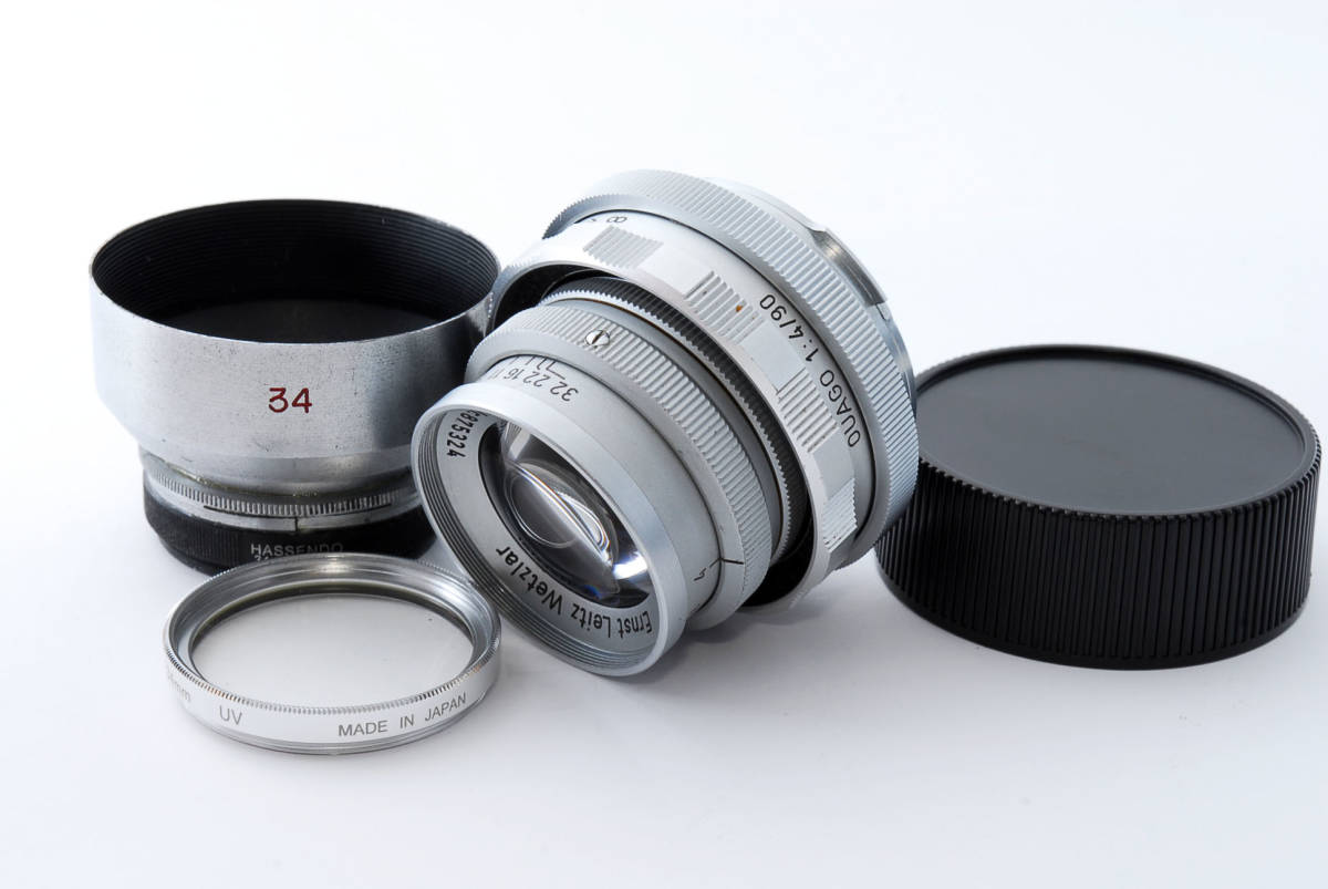 Leica Elmar 9cm 1:4 + OUAGO + マウントアダプター 【公式通販】