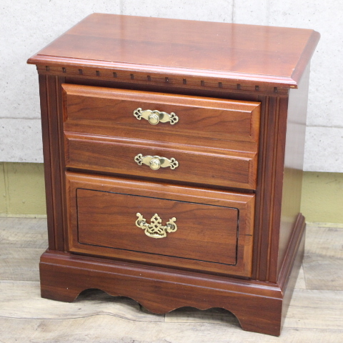 R068)Broyhill 2段チェスト アンティーク調 洋タンス 家具 ブロイヒル
